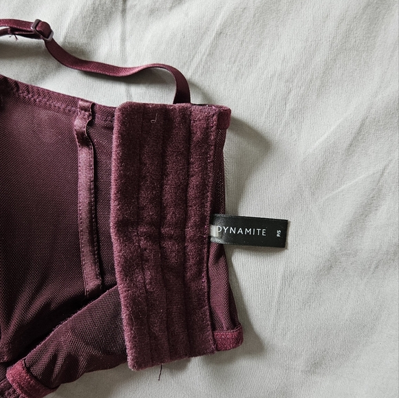 Dynamite Underwire Mesh Bustier - Picture 4 of 4